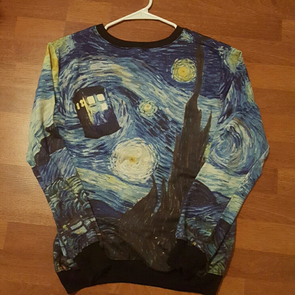 Doctor Who Starry Night Sweater
